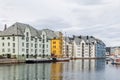 Cityscape Alesund Norway Royalty Free Stock Photo