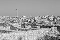 Cityscape of Amman with flagstaff downtown from the Citadel Royalty Free Stock Photo