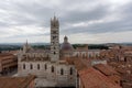 City scape cathedral duomo Siena, Tuscany, Toscana, Italy, Italia Royalty Free Stock Photo