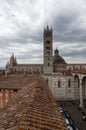 City scape cathedral duomo Siena, Tuscany, Toscana, Italy, Italia Royalty Free Stock Photo