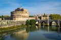 Castel di SantÃÂ´Angelo in the city of Rome