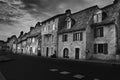 Cityscape archtecture of a houses at Saint Mamet la Salvetat France Royalty Free Stock Photo