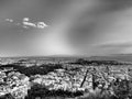 Cityscape of Athens With Saronic Gulf in Background