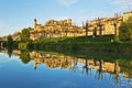 Cityscape of Auch reflecting in Gers River