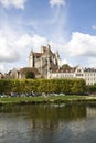 Cityscape in Auxerre, France