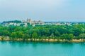 Cityscape of Avignon with Palais des Papes and Cathedral of Our Lady, France