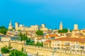 Cityscape of Avignon with Palais des Papes and Cathedral of Our Lady, France