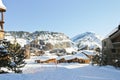 Cityscape of Avoriaz town in Alp, France Royalty Free Stock Photo