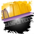 Cityscape background vector