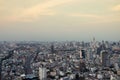 Cityscape Bangkok, big city view