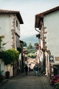 Cityscape of the Basque village of St Jean Pied de Port, France