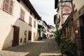 Cityscape of the Basque village of St Jean Pied de Port, France