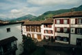 Cityscape of the Basque village of St Jean Pied de Port, France