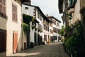 Cityscape of the Basque village of St Jean Pied de Port, France