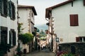Cityscape of the Basque village of St Jean Pied de Port, France