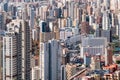 Cityscape of Benidorm with multiple skyscrapers, Spain