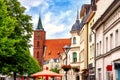 Cityscape of Bernau with view to the Marienkirche Marien church