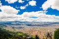 Cityscape of Bogota from Monserrate in Colombia