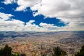 Cityscape of Bogota from Monserrate