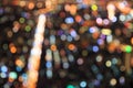 Cityscape bokeh blurred background with reflection Royalty Free Stock Photo