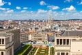 Cityscape of Brussels Royalty Free Stock Photo