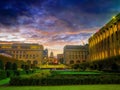 Cityscape of Brussels, capital of Belgium