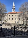 Cityscape of Budva. Montenegro. Old town Royalty Free Stock Photo