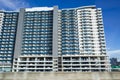 Cityscape building, Condominium with clouds and sky in Bangkok Thailand