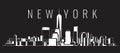 Cityscape Building Creative Skyline art Vector Illustration design - New york city Royalty Free Stock Photo