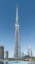 Cityscape with Burj Khalifa, Business Bay, Dubai, Nov.2016