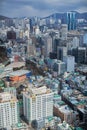 Cityscape of Busan Metropolitan City in South Korea Royalty Free Stock Photo