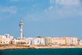 Cityscape of Cadiz town in southern Spain