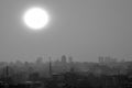 Cityscape of Cairo, Egypt, on a hazy summer afternoon