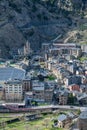 Cityscape of Canillo in spring. Canillo, Andorra