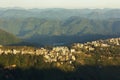 Hills and ridges around Aizawl