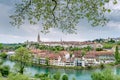 Cityscape Capital City of Bern, Switzerland, Panoramic Scenery Old Town City View and Swiss Architecture Historical Building in Royalty Free Stock Photo