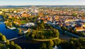 Cityscape of Ceske Budejovice Royalty Free Stock Photo