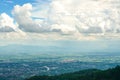 Cityscape of Chiang Mai city,Thailand. Royalty Free Stock Photo