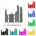 cityscape China multi color style icon. Simple glyph, flat  of cityscape icons for ui and ux, website or mobile application Royalty Free Stock Photo