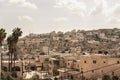 Cityscape of the City of Bethlehem seen from a roof