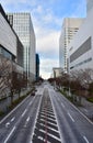 Cityscape of the city street