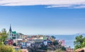 Cityscape of colorful city Valparaiso in Chile