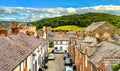 Cityscape of Conwy in Wales, UK Royalty Free Stock Photo