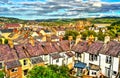 Cityscape of Conwy in Wales, UK Royalty Free Stock Photo