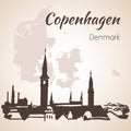 Cityscape of Copenhagen, Denmark