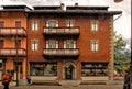 Cityscape Cortina dAmpezzo, Italy Royalty Free Stock Photo