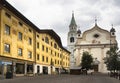 Cityscape Cortina dAmpezzo, Italy Royalty Free Stock Photo