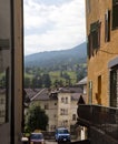 Cityscape Cortina dAmpezzo, Italy Royalty Free Stock Photo