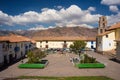 Cityscape of Cusco, Peru, with scenic sky