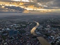 Cityscape: Davao City in Mindanao, Philippines.